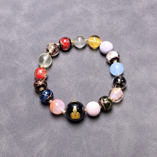 Small, round bangled bracelet, a prayer for good fortune, peace, and health. 【Loong Wuye Official Authentic Product】