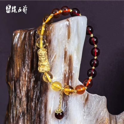 Soaring High (Clear Water Amber Bracelet)